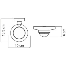 Мыльница WasserKRAFT Nau K-7729 Хром