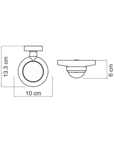 Мыльница WasserKRAFT Nau K-7729 Хром