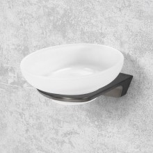 Мыльница WasserKRAFT Wiese K-8929 Оружейная сталь