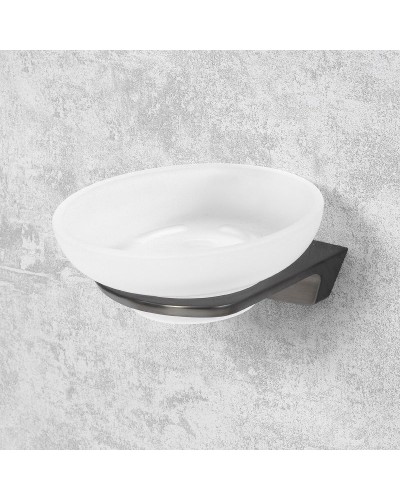 Мыльница WasserKRAFT Wiese K-8929 Оружейная сталь