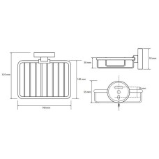 Мыльница Bemeta Omega 104108162 Хром