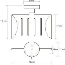 Мыльница Bemeta Neo 104208085 Нержавеющая сталь