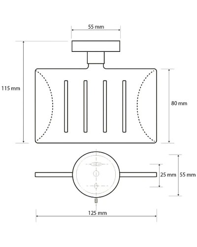 Мыльница Bemeta Neo 104208085 Нержавеющая сталь