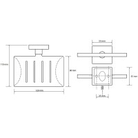 Мыльница Bemeta Beta 132208082 Хром