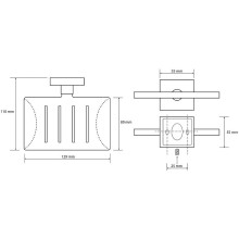 Мыльница Bemeta Beta 132208082 Хром