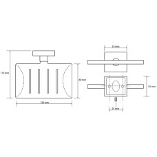 Мыльница Bemeta Beta 132208082 Хром