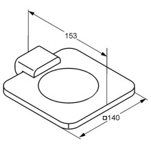 Мыльница Kludi E2 4998505