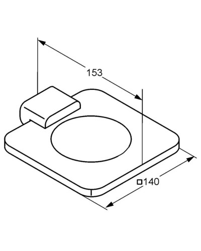 Мыльница Kludi E2 4998505