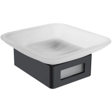 Мыльница Boheme Q 10943-CR-B Черная Хром