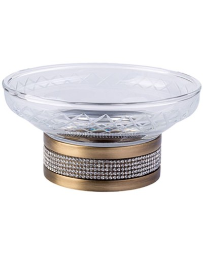 Мыльница Boheme Royal Cristal 10930-BR Бронза