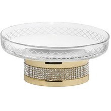 Мыльница Boheme Royal Cristal 10930-G Золото