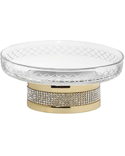 Мыльница Boheme Royal Cristal 10930-G Золото