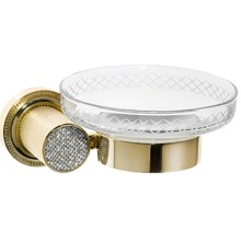 Мыльница Boheme Royal Cristal 10923-G Золото