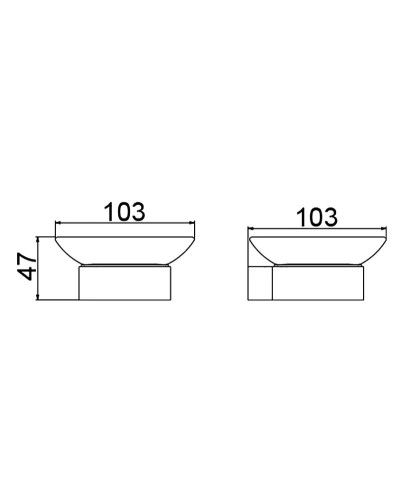 Мыльница Timo Selene 14022/03 Черный