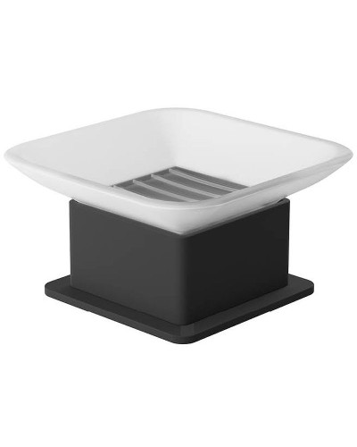 Мыльница Excellent Riko DOEX.1613BL Черная матовая