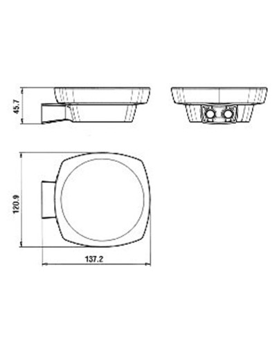 Мыльница Paini Lady 89CR021VR Хром