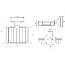Мыльница Bemeta Retro 144308162