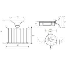 Мыльница Bemeta Retro 144308162