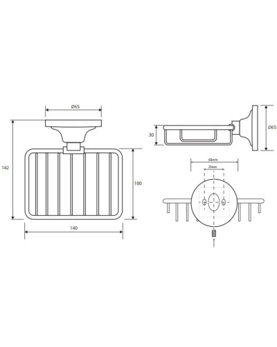 Мыльница Bemeta Retro 144308162