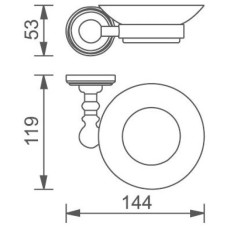 Мыльница Aquanet 00189284