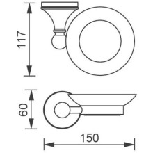Мыльница Aquanet 00187051