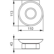 Мыльница Aquanet 00187073