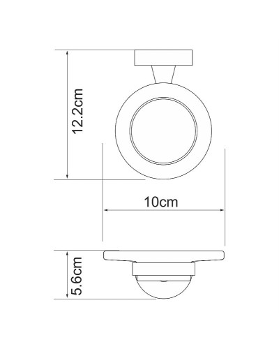 Мыльница WasserKRAFT Isen K-4029 Хром