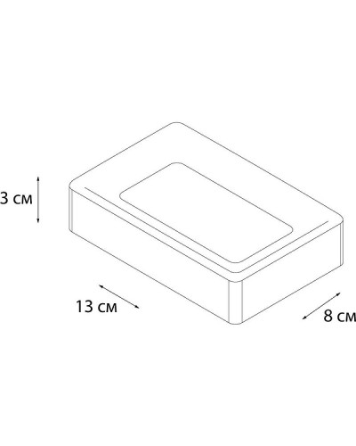 Мыльница Fixsen Tomy FX-231-4 Белая Синяя Красная