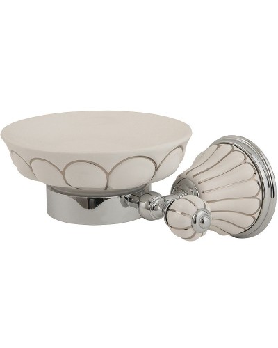 Мыльница Migliore Olivia 17539 Белая Хром