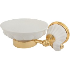 Мыльница Migliore Olivia 17446 Белая Золото