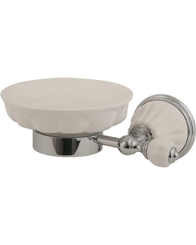 Мыльница Migliore Olivia 17477 Белая Хром