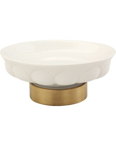 Мыльница Migliore Olivia 17416 Белая Бронза