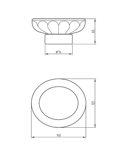 Мыльница Migliore Olivia 17478 Белая Хром