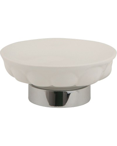 Мыльница Migliore Olivia 17478 Белая Хром