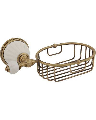 Полка корзина Migliore Olivia 17440 Бронза Белый