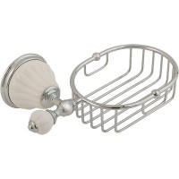 Полка корзина Migliore Olivia 17502 Хром Белый