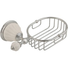 Полка корзина Migliore Olivia 17502 Хром Белый