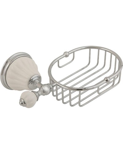Полка корзина Migliore Olivia 17502 Хром Белый