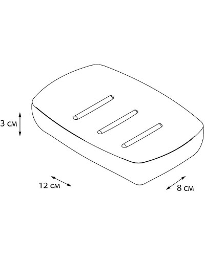 Мыльница Fixsen Balk FX-270-4 Бежевая