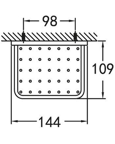 Мыльница Cezares Maxima CZR-F-8919 Хром