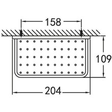Мыльница Cezares Maxima CZR-F-8919A Хром