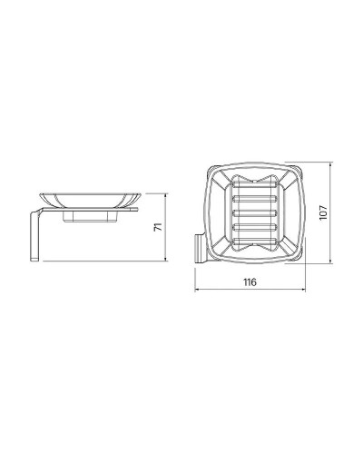 Мыльница Iddis Slide SLIGMG0i42 Графит
