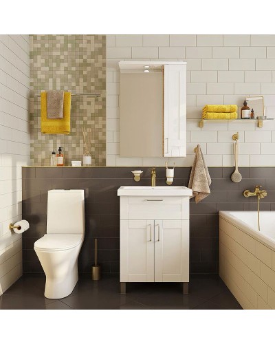 Мыльница Iddis Oldie OLDBRC0i42 Бронза Белый