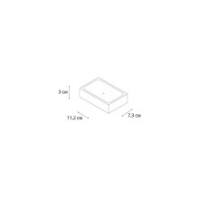 Мыльница Fixsen Blanco FX-201-4 Белая