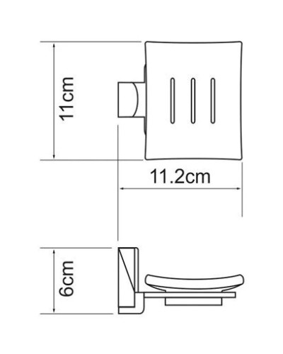 Мыльница WasserKRAFT Leine K-5029WHITE