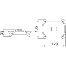 Мыльница Haiba HB333-1 Синяя