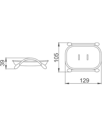 Мыльница Haiba HB333-1 Синяя