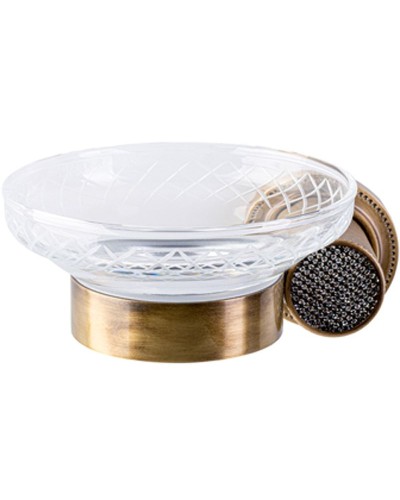 Мыльница Boheme Royal Cristal 10923-BR-B Бронза