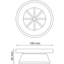 Мыльница WasserKRAFT Donau K-2429 Хром