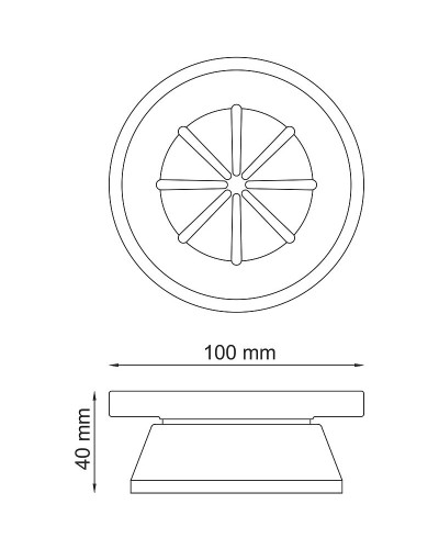 Мыльница WasserKRAFT Donau K-2429 Хром